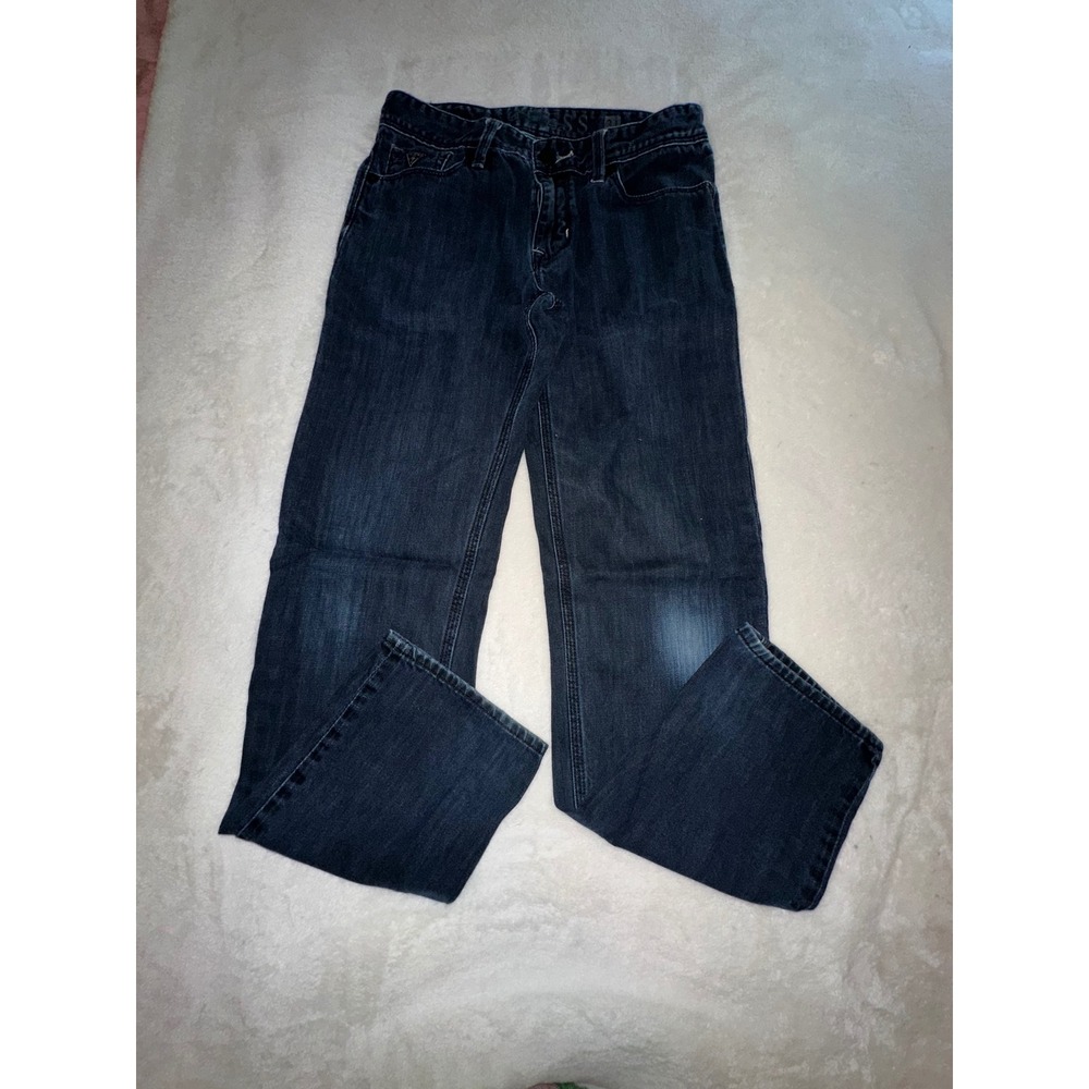 Guess Los Angeles Lincoln Slim Straight Jeans Women's Size 31 Dark Wash